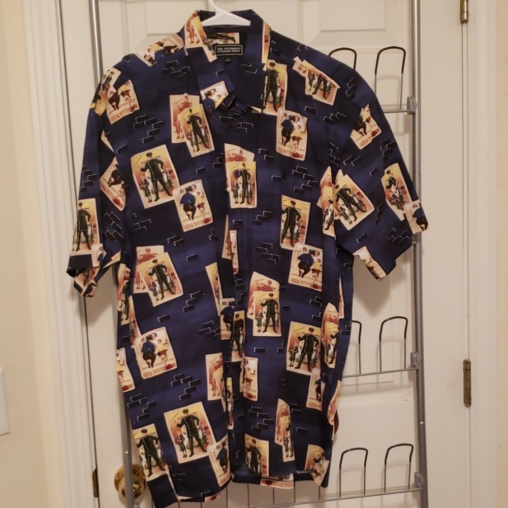 Saturday evening post policeman shirt